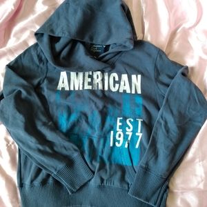 American Eagle Oversized Hooded Pull Over